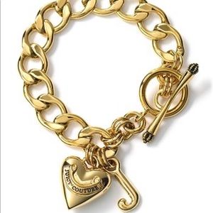 Juicy Couture Charm Bracelet with Gold Heart